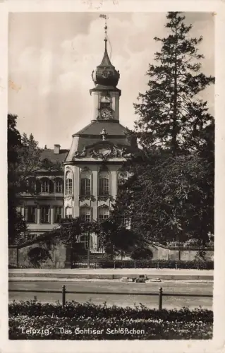 AK Leipzig Gohliser Schlößchen Sachsen 1943 gelaufen Postkarte