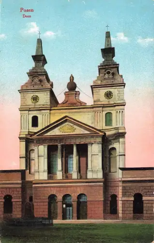 AK Posen Dom Posen ungelaufen Postkarte