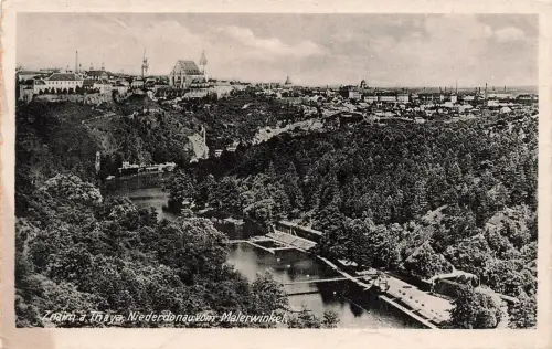 AK Znaim Znojo Niederdonau Mähren 1943 gelaufen Feldpostkarte