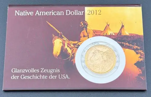 Native American Dollar 2012 USA Gedenkmünze