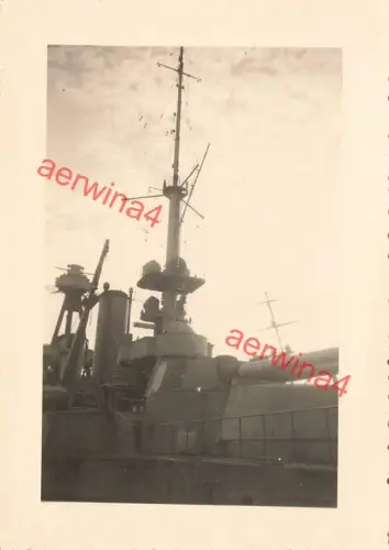 Französisches Schlachtschiff ,,Strasbourg'' Hafen Mers-el-Kebir Algerien