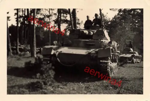 Deutscher Panzer IV. und I. im Polenfeldzug