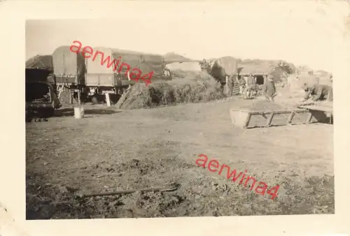 LKW werden getarnt Kalatsch am Don Russland Ostfront