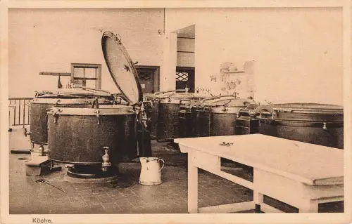 AK Wiek Sächsisches Kinderheim Küche Mecklenburg-Vorpommern Rügen Postkarte