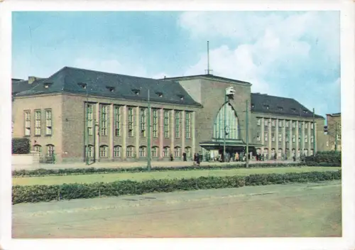 AK Königsberg Hauptbahnhof Ostpreussen ungelaufen Postkarte