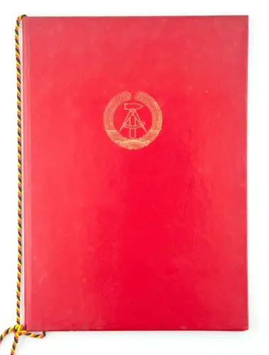 DDR MdI Urkunde Medaille für treue dienste in den Kampfgruppen Bronze 1982