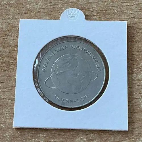 DDR 10 Mark 1978 Weltraumflug UdSSR Gedenkmünze