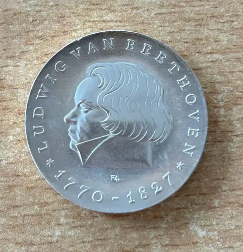 DDR 10 Mark 1970 Ludwig van Beethoven Silber