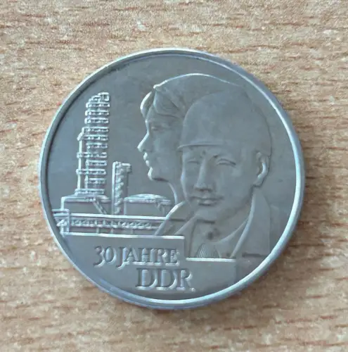 DDR Münze 20 Mark 30 Jahre DDR 1979 Gedenkmünze