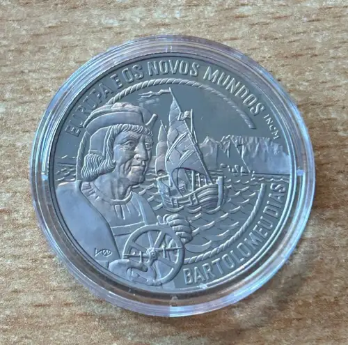 Portugal 2,5 ECU 1993 Bartolomeu Dias Stg mit Zertifikat