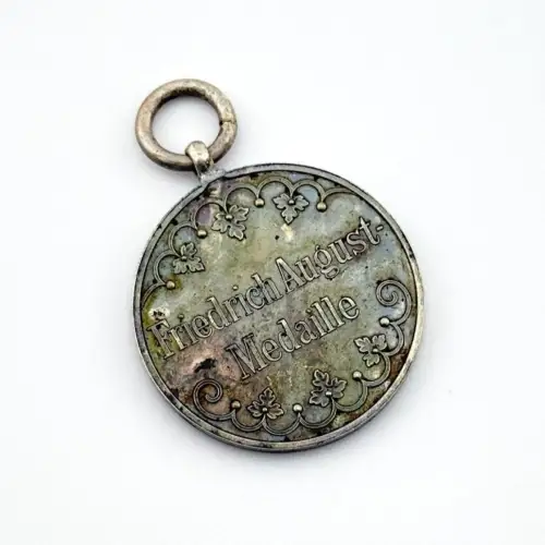 Sachsen Friedrich August Medaille in Silber