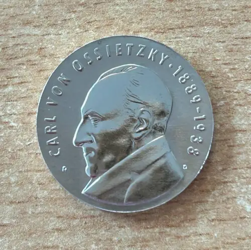 5 Mark DDR 1989 Carl von Ossietzky Gedenkmünze