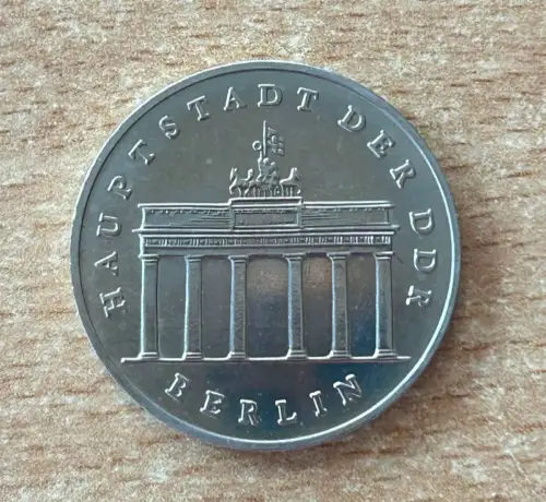 DDR 5 Mark 1987 "Brandenburger Tor Berlin" Gedenkmünze