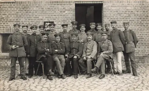Foto 1.WK Deutsche Soldaten Landw.Inf.Regt.101 Kantine Graudenz Westpreußen
