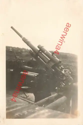 Deutsche 8,8 Flak Stellung bei Smolensk Russland Ostfront