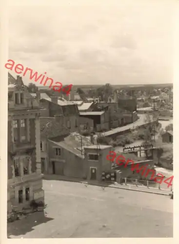 Blick vom Hotel auf die Aisne in Rethel Frankreich