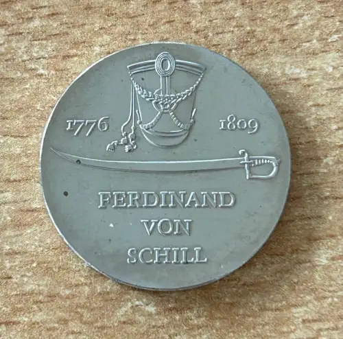 DDR 5 Mark 1976 Ferdinand von Schill Gedenkmünze