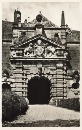 AK Kronach Festungstor Bayern ungelaufen Postkarte