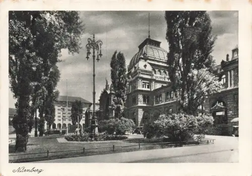 AK Nürnberg Hauptbahnhof Bayern 1939 gelaufen Postkarte