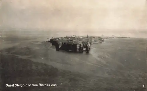 AK Helgoland Gesamtansicht von Norden Schleswig-Holstein 1930 gelaufen Postkarte