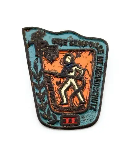 DDR Verkehrs u. Brandschutzerziehung Abzeichen gute Kenntnisse Brandschutz II.