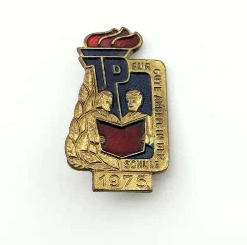 DDR JP Junge Pioniere Abzeichen Für gute Leistungen in der Schule 1975