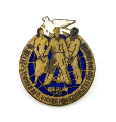 DDR Teilnehmerabzeichen III. Weltfestspiele Berlin 1951 Deutschland