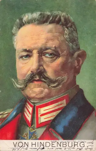 AK 1. WK Generallfeldmarschall Paul von Hindenburg Portrait 1915 Patriotika
