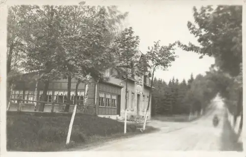 AK Geyer Restaurant Schützenhaus Jagdschlösschen Sachsen Erzgebirge 1935