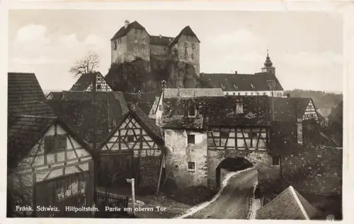 AK Hiltpoltstein Forchheim Partie am oberen Tor Bayern Fränkische Schweiz