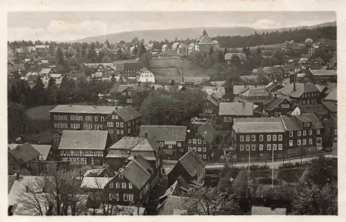 AK Luftkurort Schmiedefeld a. Rennsteig Stadtansicht Thüringen Postkarte