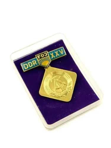 DDR FDJ Medaille FDJ-Initiative DDR 25