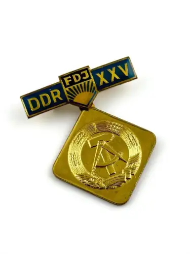 DDR FDJ Medaille FDJ-Initiative DDR 25