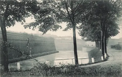 AK Cüstrin-Altstadt Partie an der Festung Ostbrandenburg 1915 gelaufen Postkarte