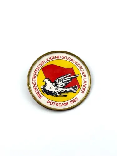 DDR Abzeichen Friedenstreffen der Jugend sozialistischer Länder Potsdam 1983