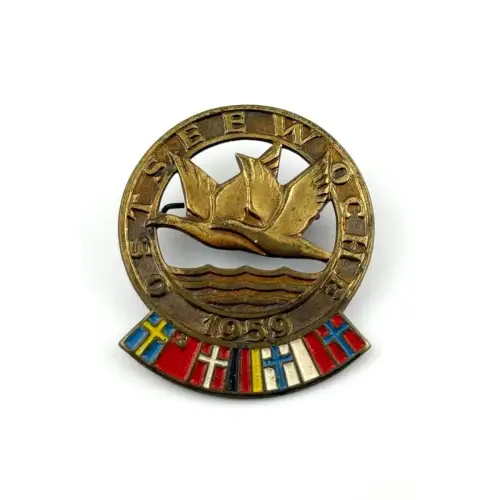 DDR Abzeichen Ostseewoche 1959 Bezirk Rostock