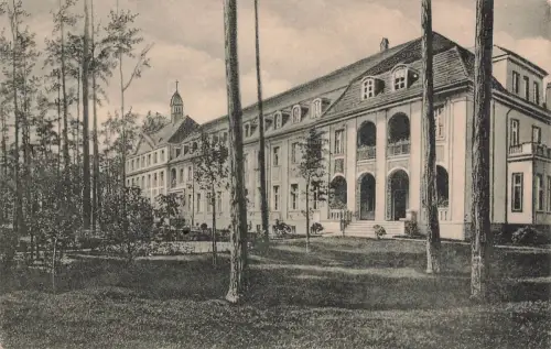 AK Berlin-Öberschöneweide Königin Elisabeth Hospital Berlin gelaufen Postkarte