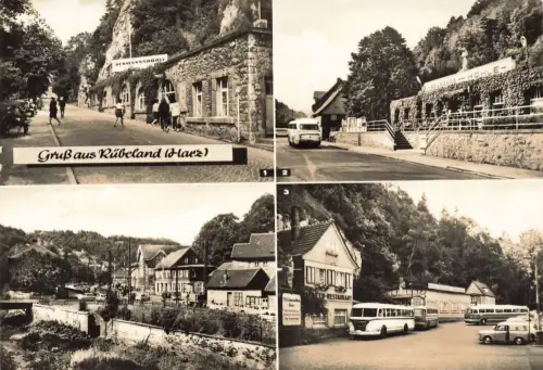 DDR AK Rübeland Harz Hermannshöhle Baumanns Höhle Restaurant Sachsen-Anhalt 1975