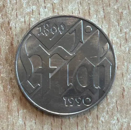 DDR 10 Mark 1. Mai 1990 Gedenkmünze