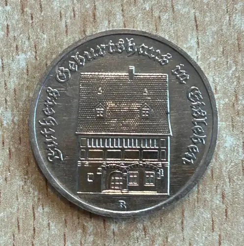 DDR 5 Mark 1983 Luthers Geburtshaus im Eisleben