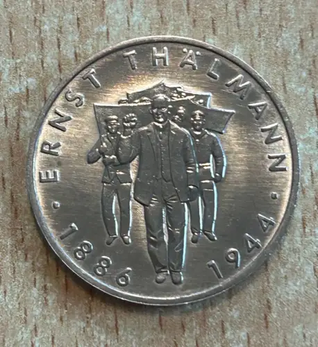 DDR 10 Mark 1986 Ernst Thälmann Gedenkmünze