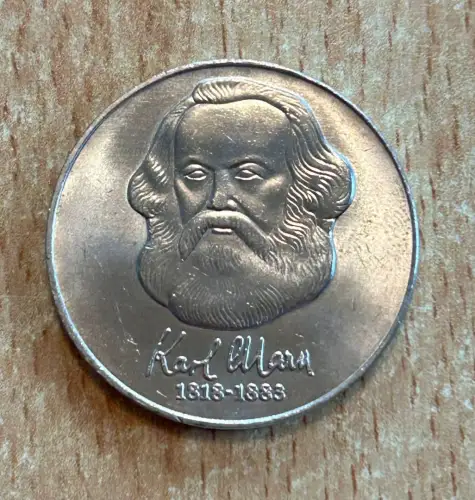 DDR Münze 20 Mark 1983 Karl Marx Gedenkmünze