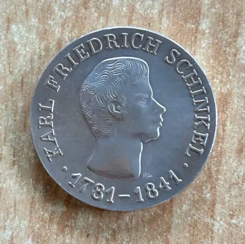 DDR 10 Mark 1966 Karl Friedrich Schinkel Silber Gedenkmünze
