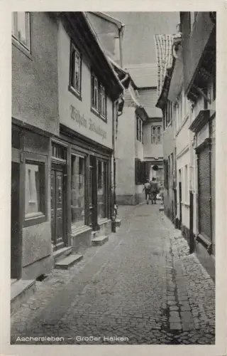 DDR AK Aschersleben Großer Halken Sachsen-Anhalt ungelaufen Postkarte