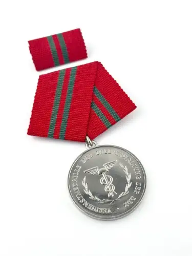 DDR Verdienstmedaille der Zollverwaltung der DDR in Silber