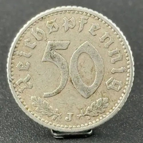 50 Reichspfennig 1939 J Drittes Reich