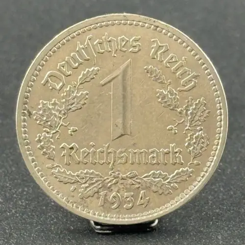 1 Reichsmark 1934 F Drittes Reich