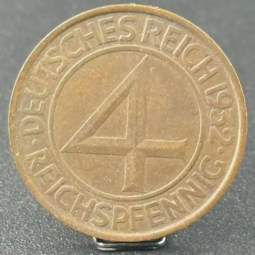 4 Reichspfennig 1932 A Weimarer Republik