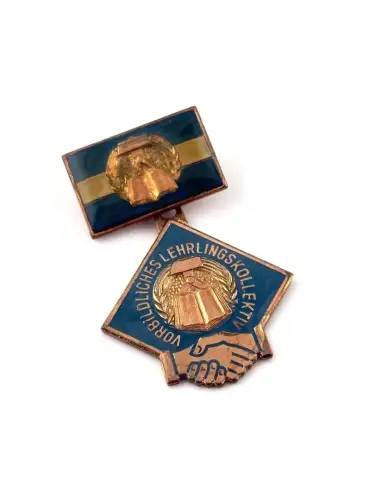 DDR FDJ Medaille Vorbildliches Lehrlingskollektiv im Berufswettbewerb