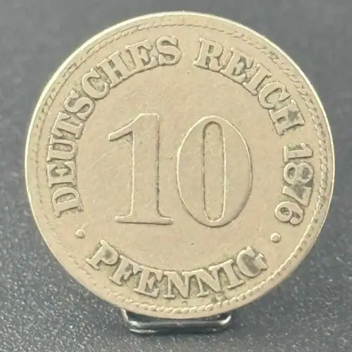 10 Pfennig 1876 C Deutsches Kaiserreich